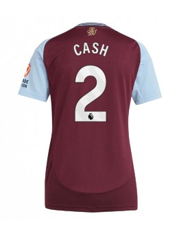 Aston Villa Matty Cash #2 Heimtrikot für Frauen 2024-25 Kurzarm